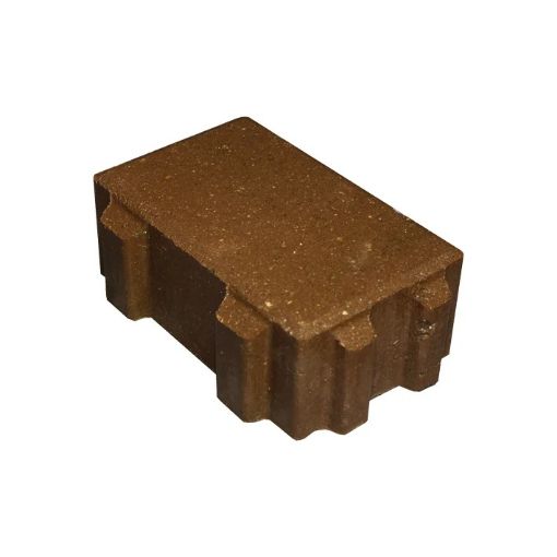 Tänavakivi Ikodor murukivi 80 160x240x80mm pruun pilt